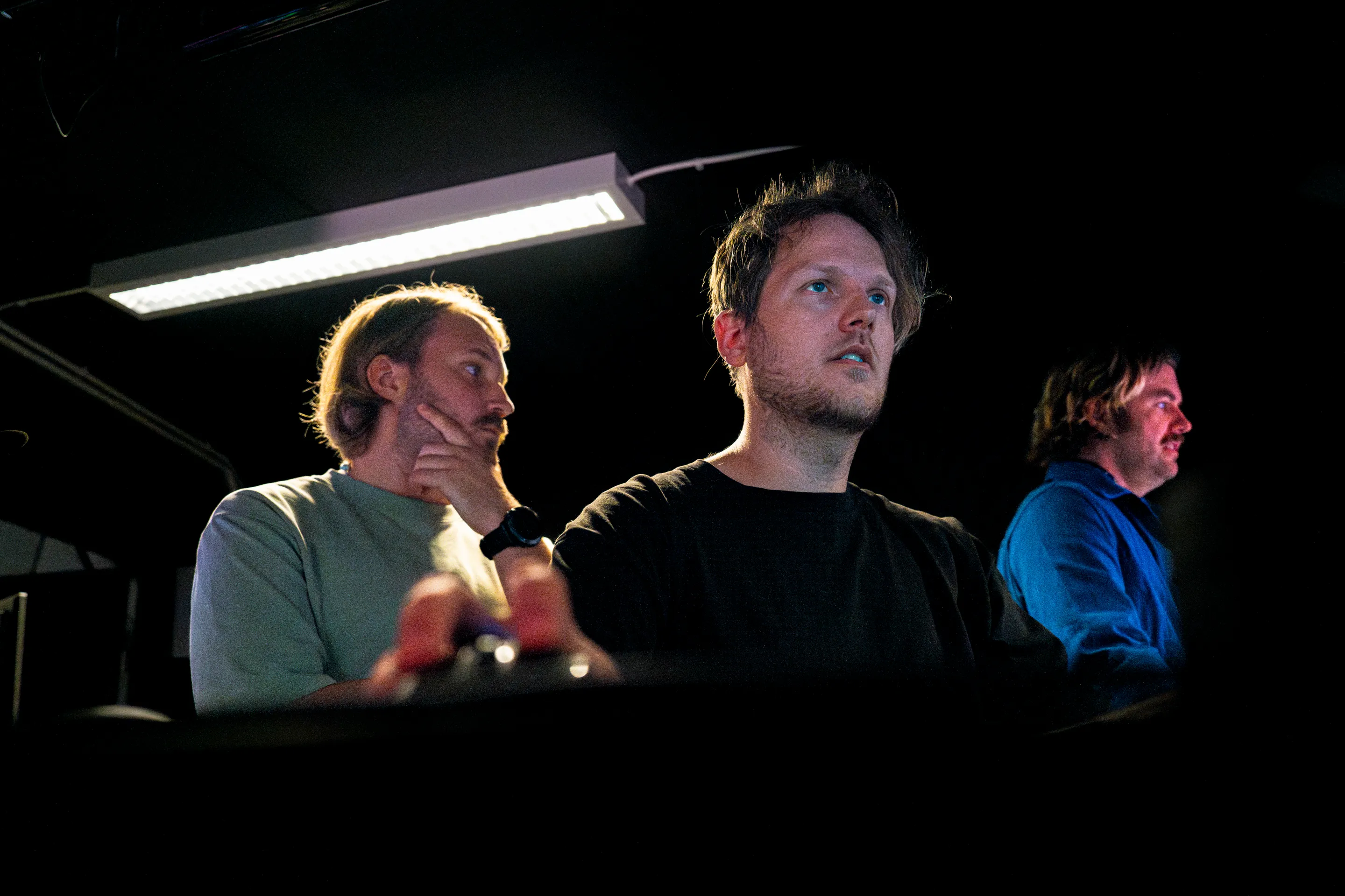 The IVAR team monitoring the system during a session