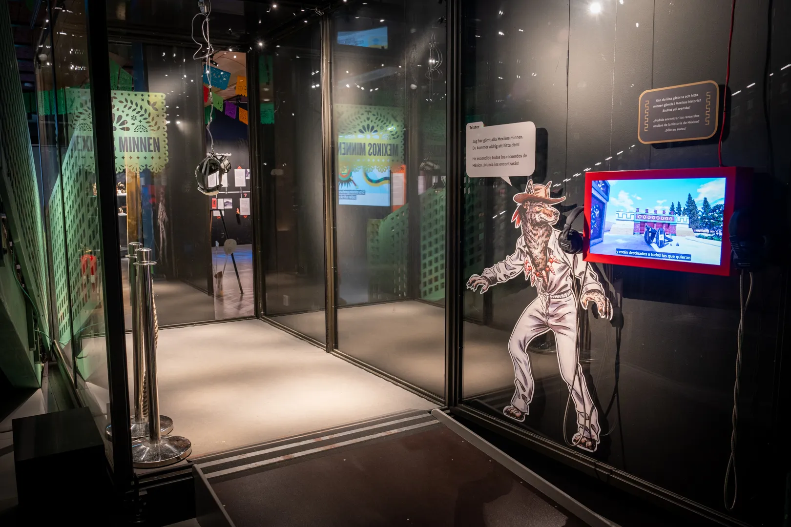 Museum installation of Memories of Mexico at the Museum of Ethnography