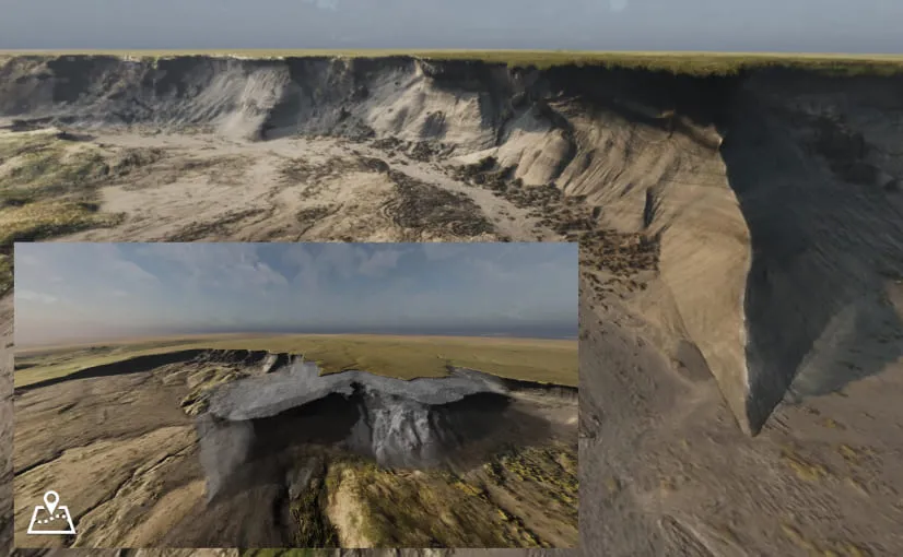 Arctic landscape on Herschel Island
