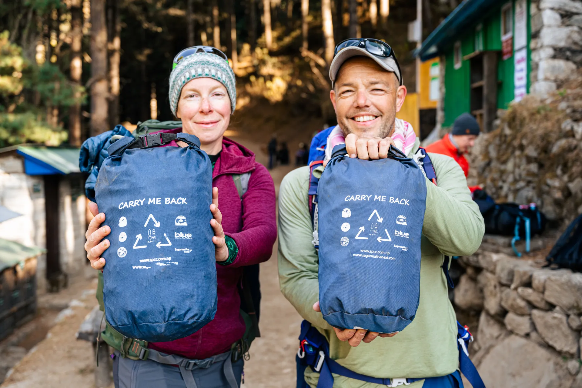 With the 'Carry Me Back'-system, Sagarmatha Next has created a crowdsourced waste removal system designed to send waste to its rightful place