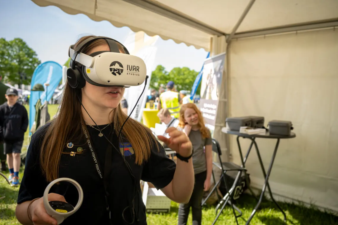 During the celebration of the Swedish Armed Forces turning 500 years in the summer of 2023, The Swedish Museums of Military History and ourselves let people of all ages step inside Victoriafortet in virtual reality - for the very first time.